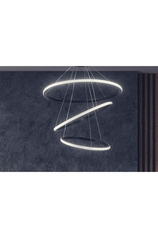 Lampadario LED - Nero - 45 W