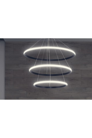 Lampadario LED - Nero - 45 W