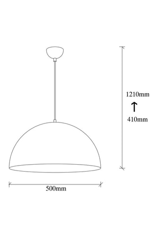 Lampadario Sivani - Nero e dorato - 100 W