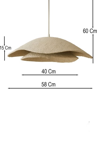 Lampadario - Beige - 40 W