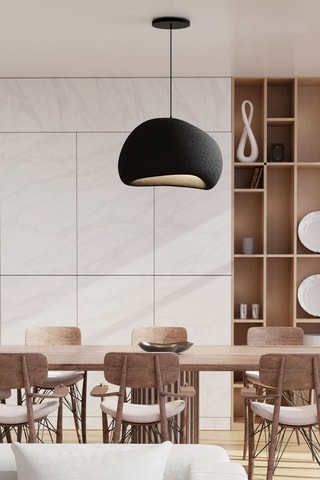 Lampadario Wabi Sabi Kurai - Nero - 40 W
