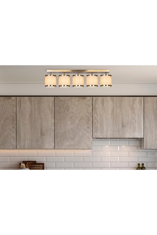 Plafoniera Way - Dorato - 5 x 40 W