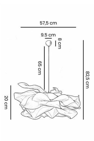 Lampadario - Bianco - 40 W