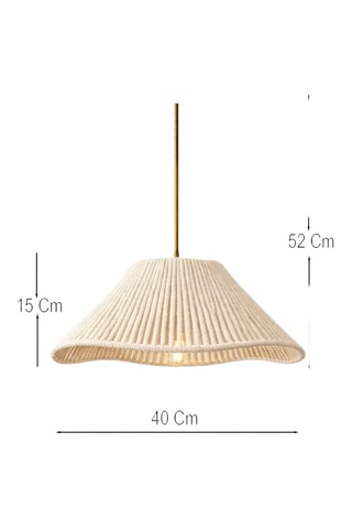 Lampadario - Beige - 40 W
