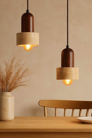 Lampadario - Marrone - 2 x 40 W
