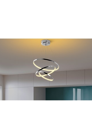 Lampadario LED - Cromato - 28 W