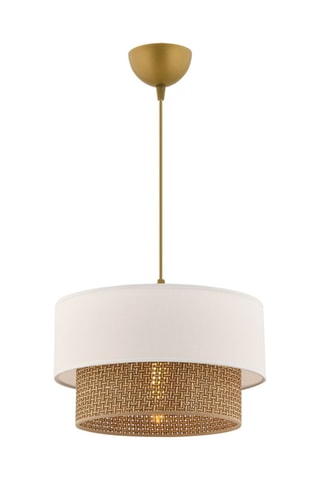 Lampadario - Beige e bianco - 45 -60 W