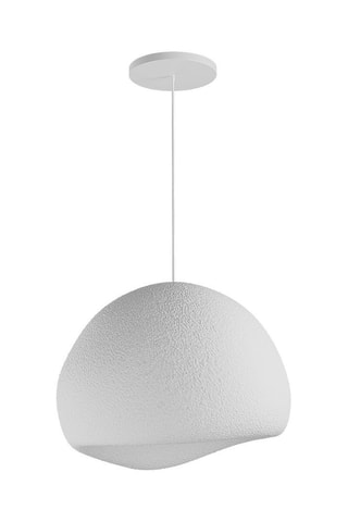 Lampadario Wabi Sabi Kurai - Bianco - 40 W