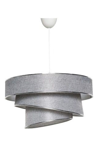 Lampadario Couper - Grigio e argentato - 60 W