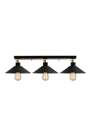 Plafoniera Berceste - Nero - 3 x 100 W