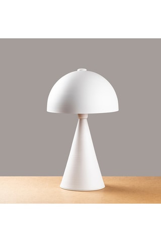 Lampada da tavolo Dodo - Bianco e dorato - 40 W