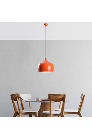 Lampadario Patine - Arancione - 40 W
