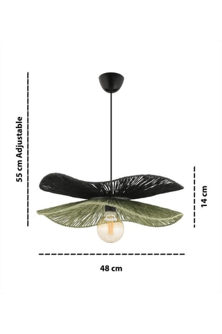 Lampadario - Nero - 40 W