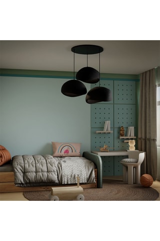 Lampadario - Nero - 3 x 40 W