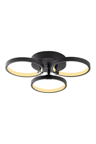 Plafoniera LED Halka - Nero - 18 W