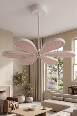Suspension LED - Rose et blanc - 6 x 12 W