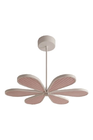 Suspension LED - Rose et blanc - 6 x 12 W