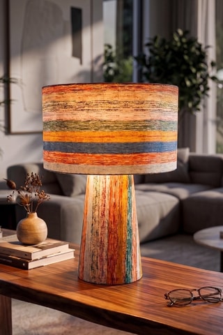 Lampada da tavolo - Rosso e blu - 40 W