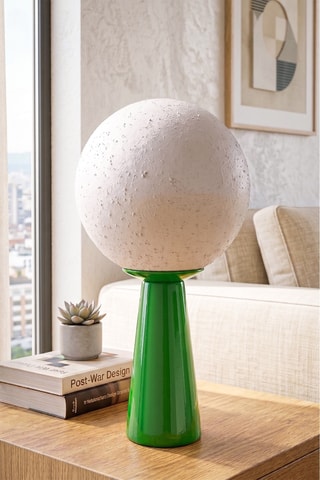 Lampe à poser en céramique - Vert - 40 W