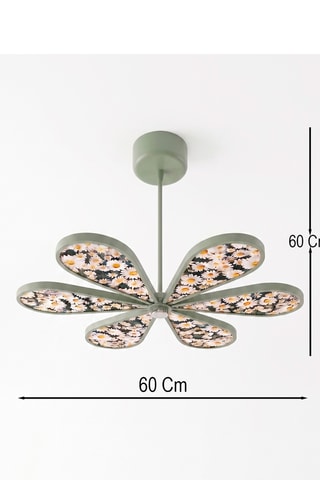 Suspension LED - Vert - 6 x 12 W