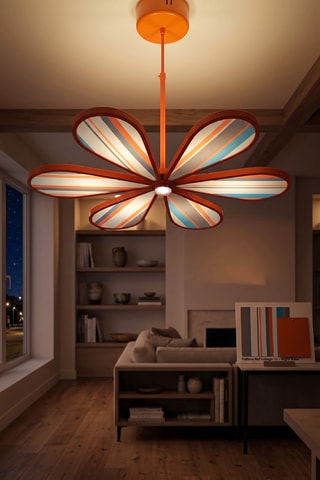 Suspension LED - Orange - 6 x 12 W