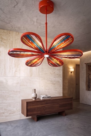Suspension LED - Orange - 6 x 12 W