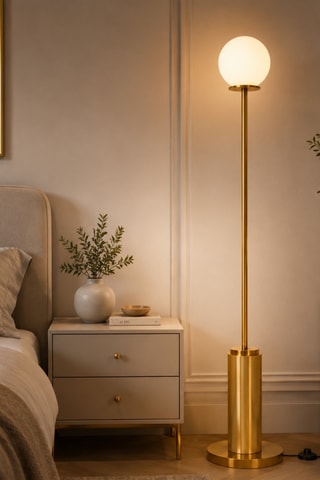 Lampada da terra - Dorato - 40 W
