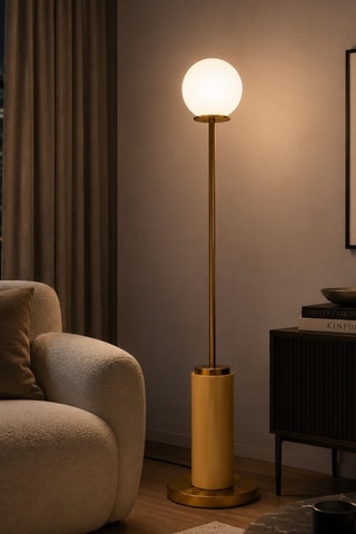 Lampada da terra - Dorato - 40 W