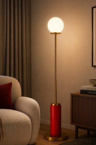Lampada da terra - Rosso - 40 W