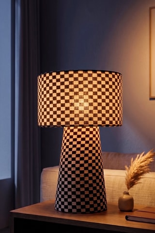 Lampe à poser - Noir et blanc - 40 W
