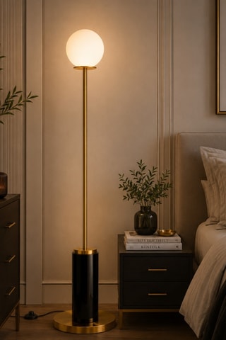 Lampada da terra - Dorato - 40 W