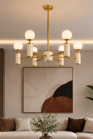 Suspension - Beige - 6 x 40 W