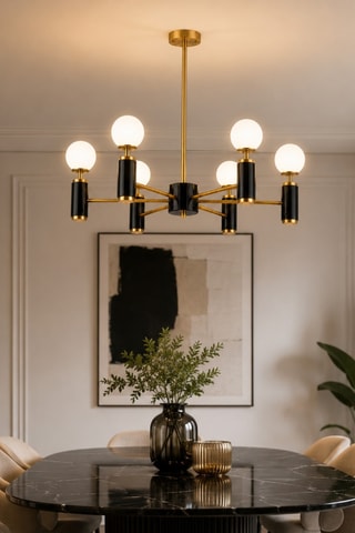 Suspension - Noir - 6 x 40 W