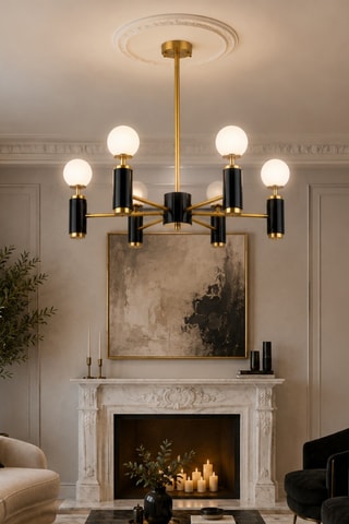 Suspension - Noir - 6 x 40 W
