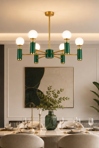 Suspension - Vert - 6 x 40 W