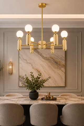 Suspension - Beige - 6 x 40 W