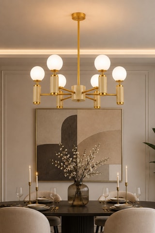 Suspension - Beige - 6 x 40 W