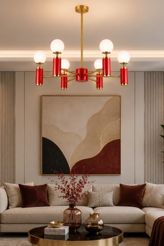 Suspension - Rouge - 6 x 40 W
