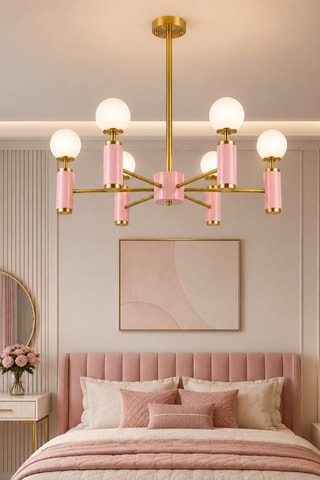 Suspension - Rose - 6 x 40 W