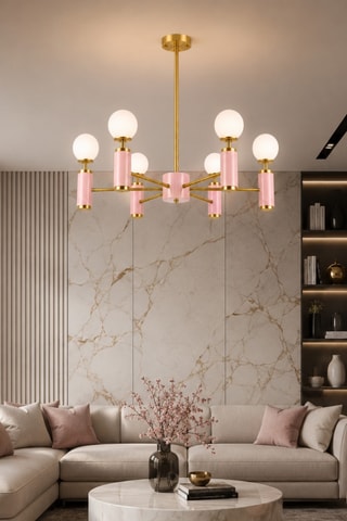 Suspension - Rose - 6 x 40 W
