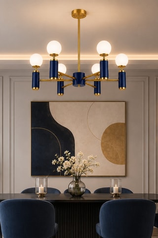 Suspension - Bleu - 6 x 40 W