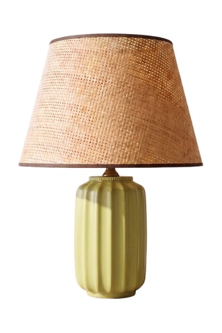 Lampe à poser en céramique - Vert - 40 W