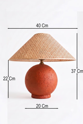 Lampada da tavolo - Arancione - 40 W