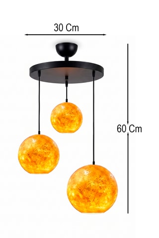 Lampadario - Beige - 3 x 40 W