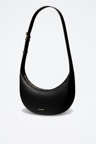 Sac porté épaule en cuir - Noir