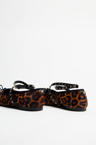 Ballerines en cuir - Marron