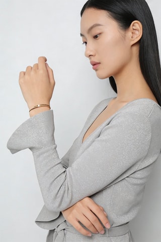 Robe droite - Gris clair