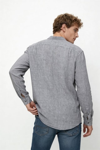 Chemise en lin - Gris