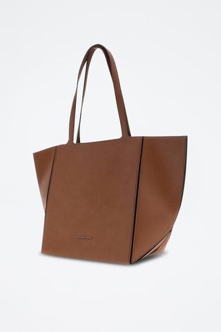 Sac porté épaule en cuir - Marron