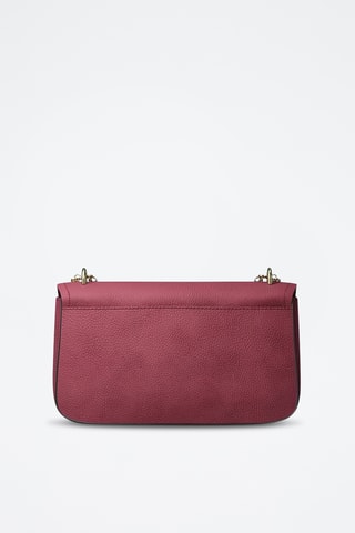 Sac bandoulière en cuir - Bordeaux